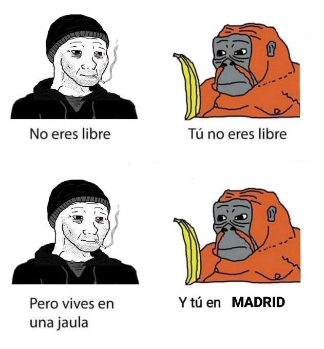 Vives en Madrid - meme