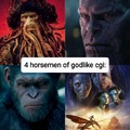 4 horsemen of godlike cgi