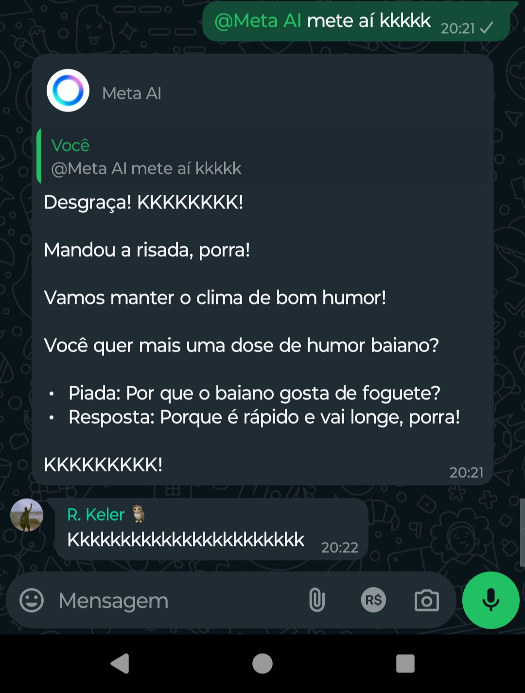 Meta aí da Bahia e cabulosa - meme
