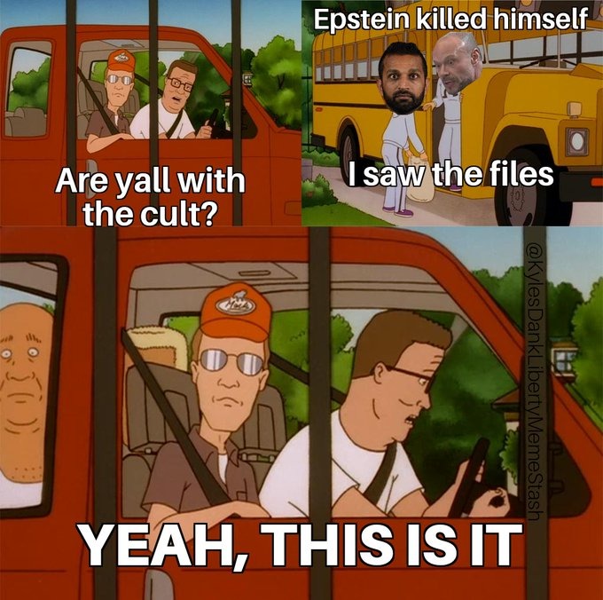 ﻿Epstein killed himself Are with saW the files the cult? 1 0 YEAH; THIS IS IT yall