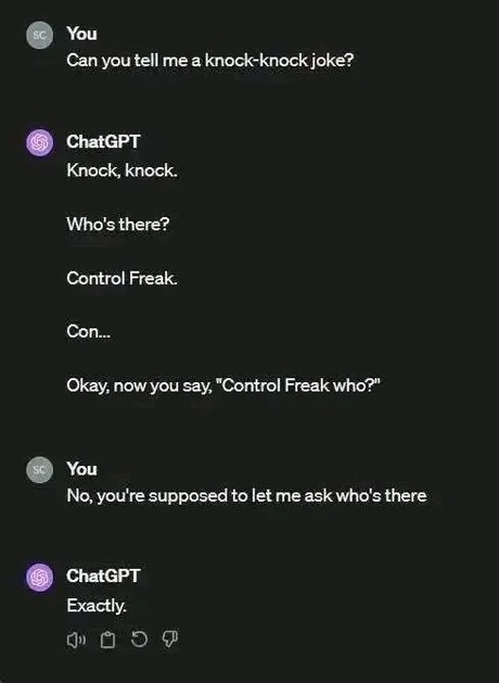 well play ChatGPT - meme