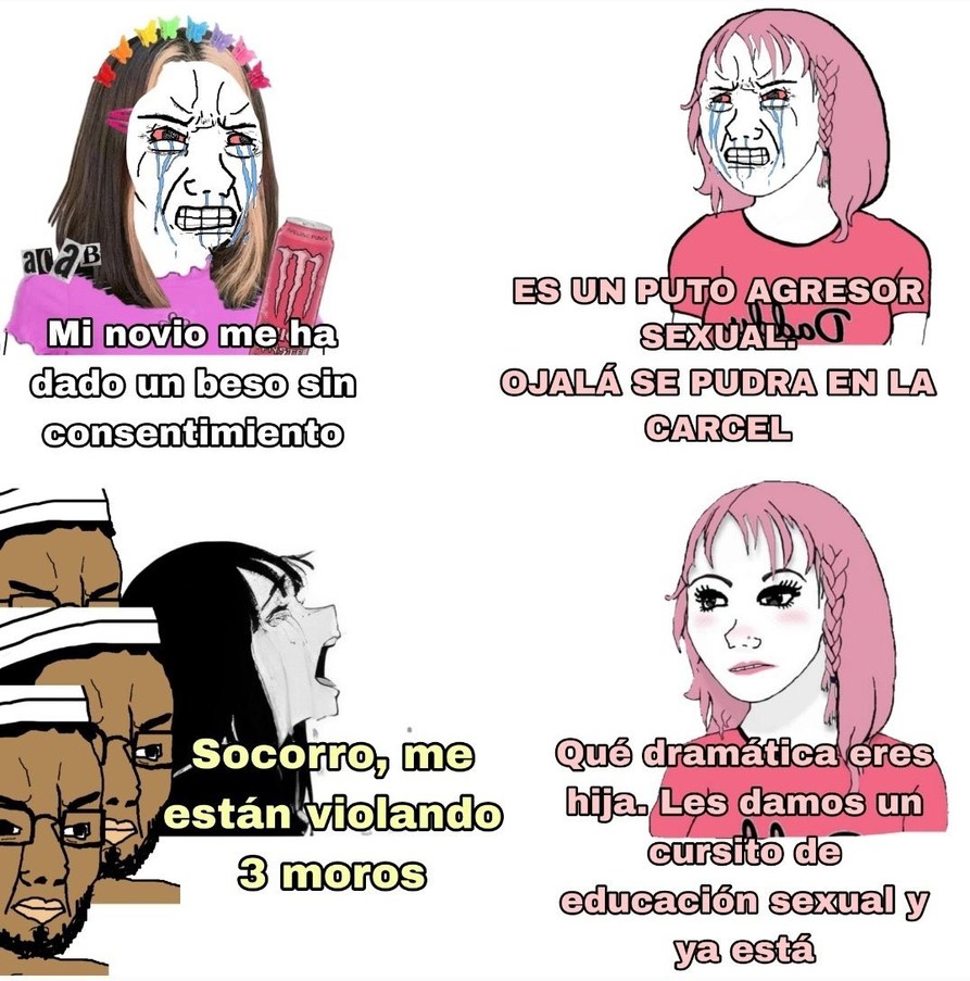 Mujeres y Feministas - meme