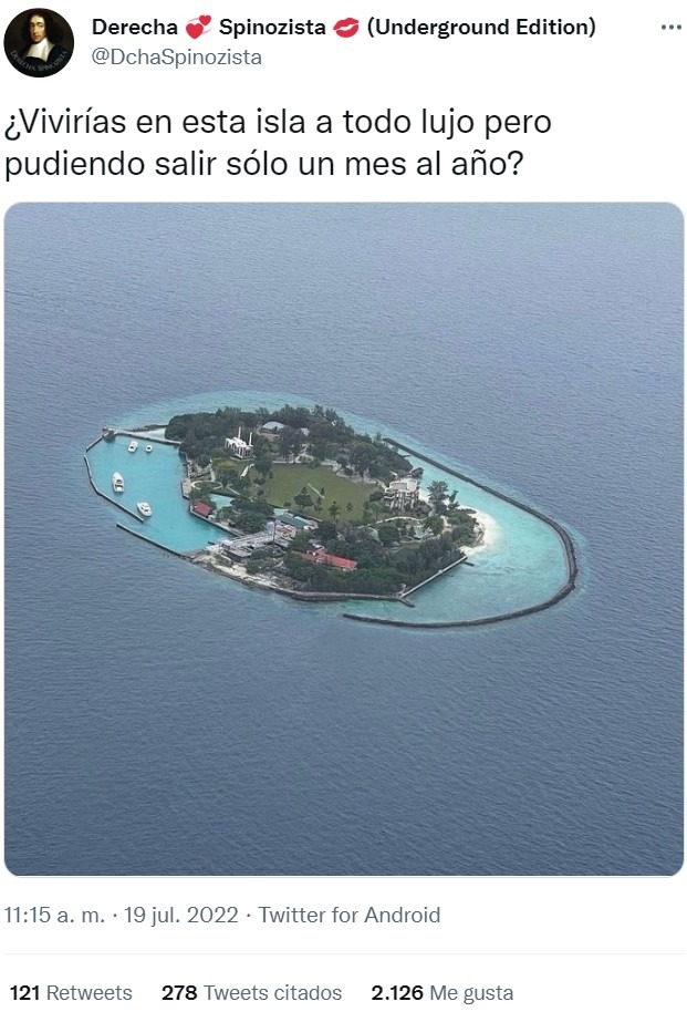 Vivirías en esta isla? - meme
