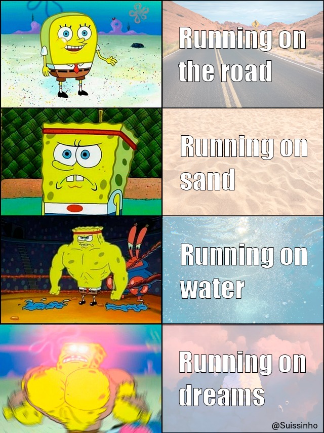 Running in dreams - meme