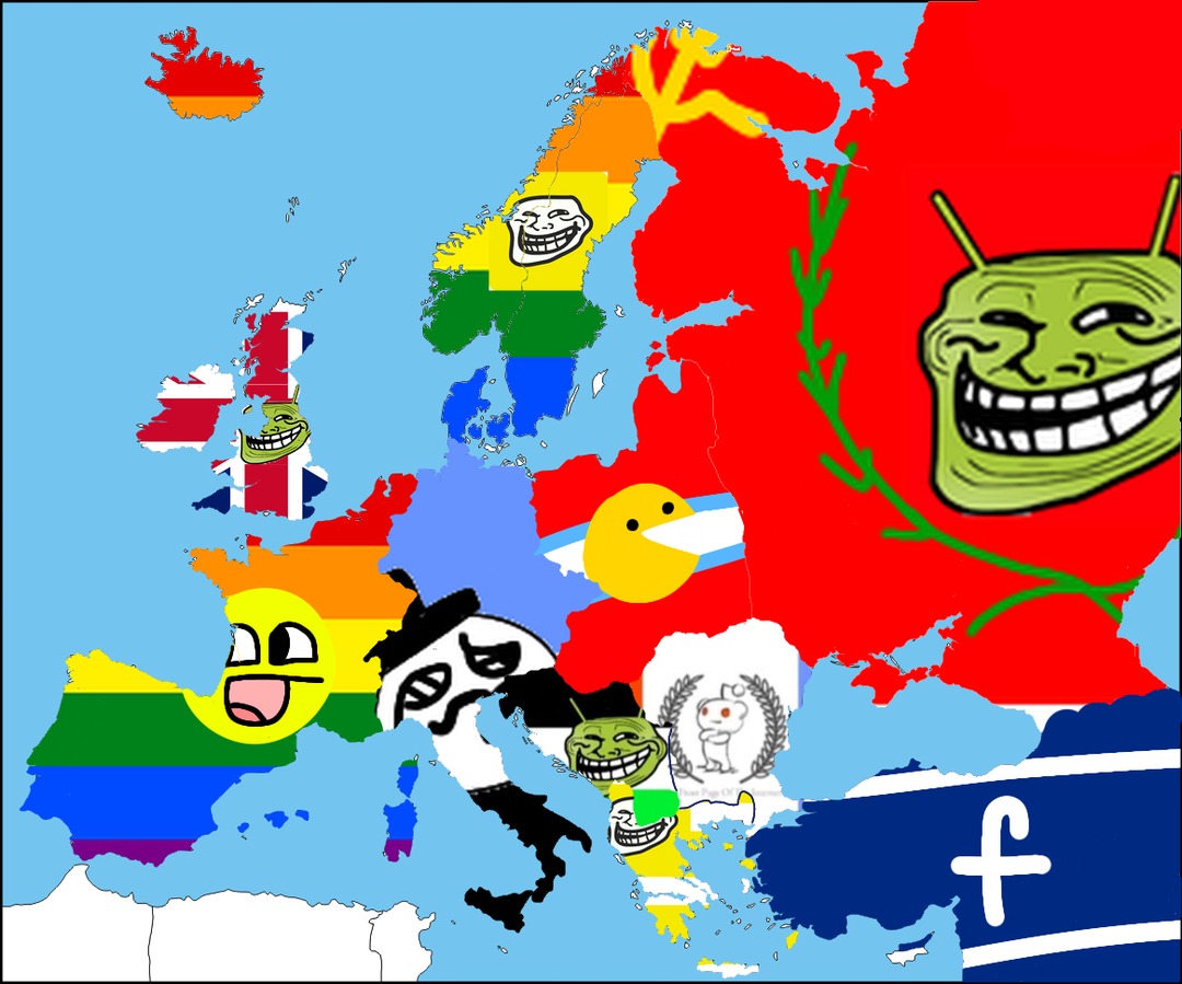 Y el Mapa de Europasdroid - meme