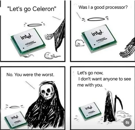 Intel Celeron meme