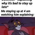 Why it is bad to stay up late