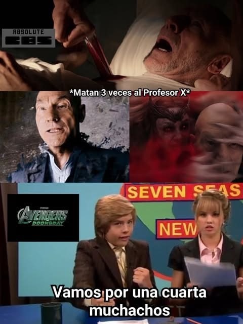 mataron al profe X otra vez vamos por la cuarta - meme