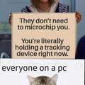 No need to micropchip you