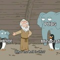 Pubg 2016,minecraft 2011,fornite 2017