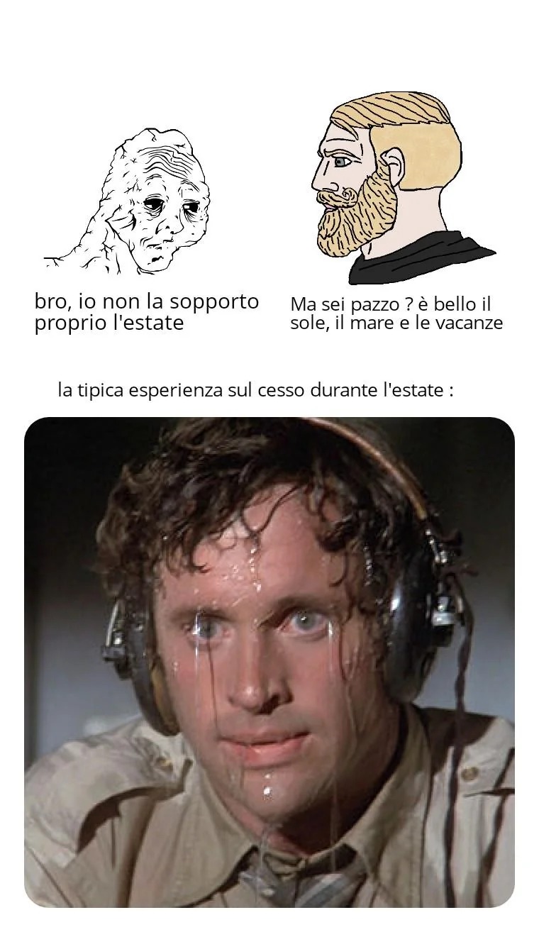 Inverno tutta la vita - meme