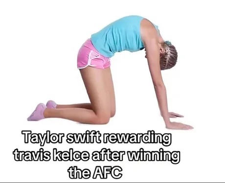 Taylor Swift and Travis Kelce super bowl 2025 meme