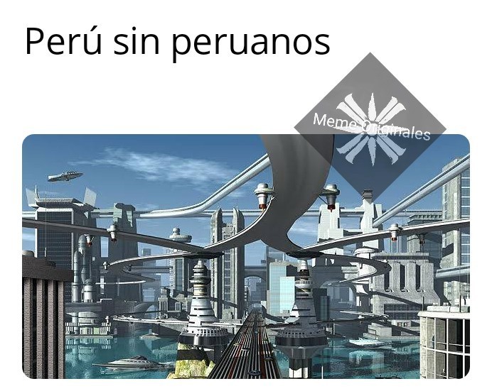 Perú sin peruanos - meme