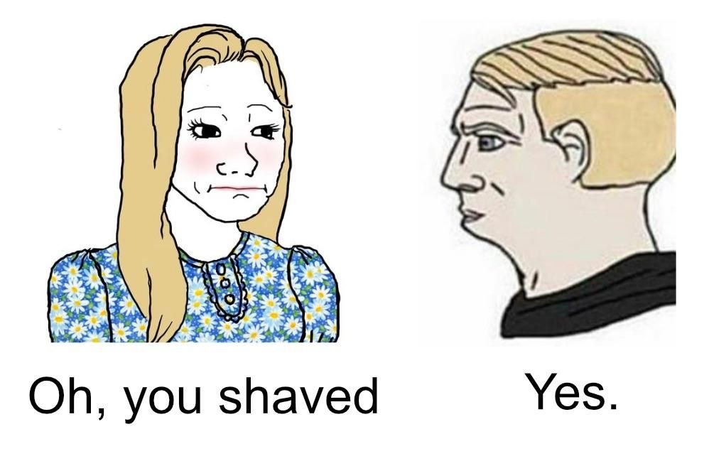the average beardgrower :chad: - meme
