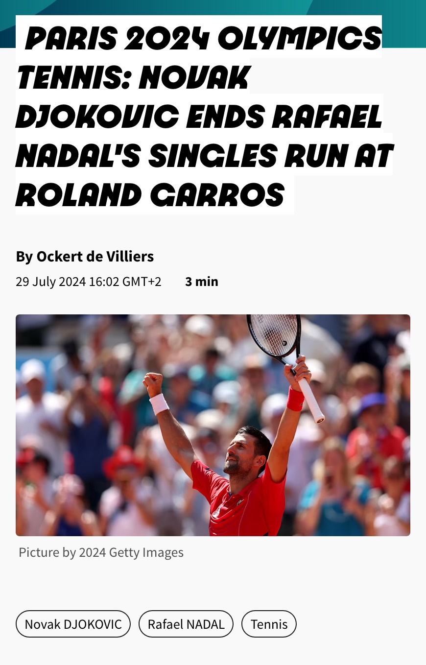 Novak Djokovic ends Rafael Nadal's singles run at Roland Garros - meme