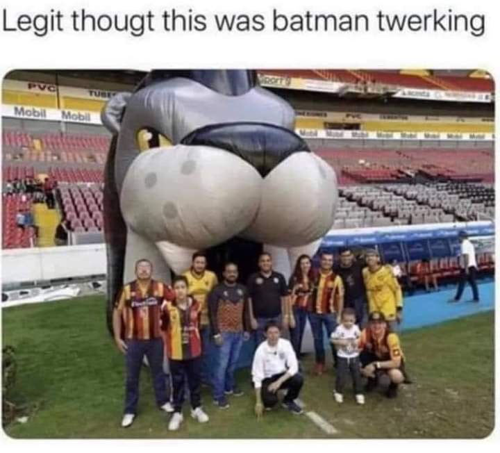 this IS batman twerking - meme