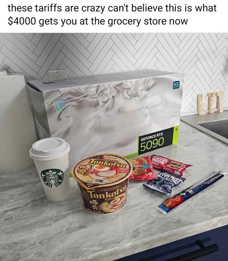 Tariffs are crazy - meme