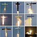 SpaceX lanzando a Jesús