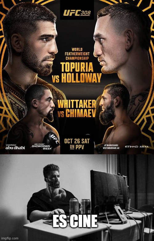 Meme del Topuria vs Holloway