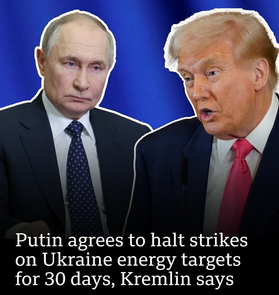 Putin agrees to halt strikes on Ukraine energy targets. Is peace coming? Or nah? - meme