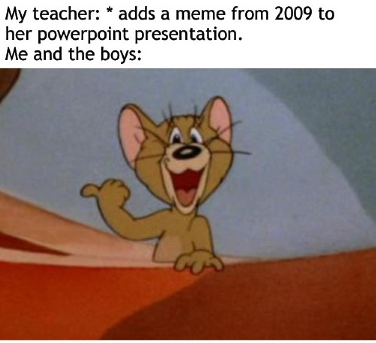 Got shadowbanned from commenting. Guess I'll post memes from 2009