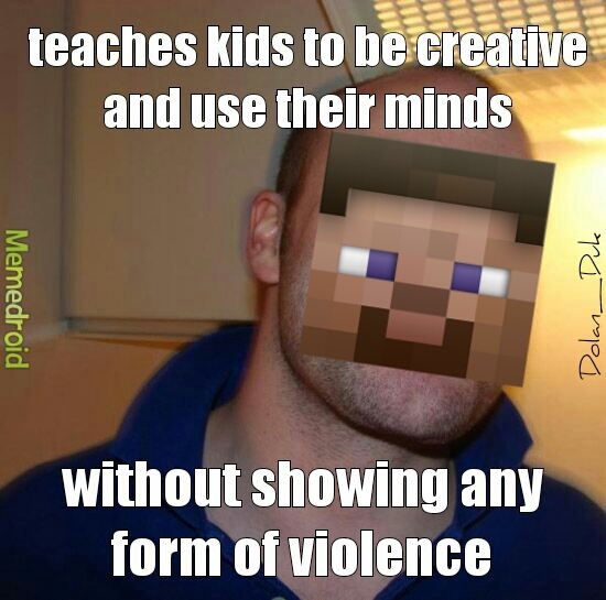 Good guy Minecraft - meme