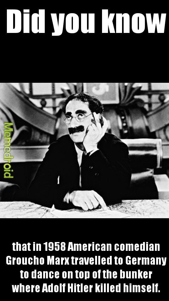 Groucho Marx Fact #1 - meme