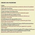 creare una password