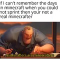 MINECRAFTERS ARE MINECRAFTERS