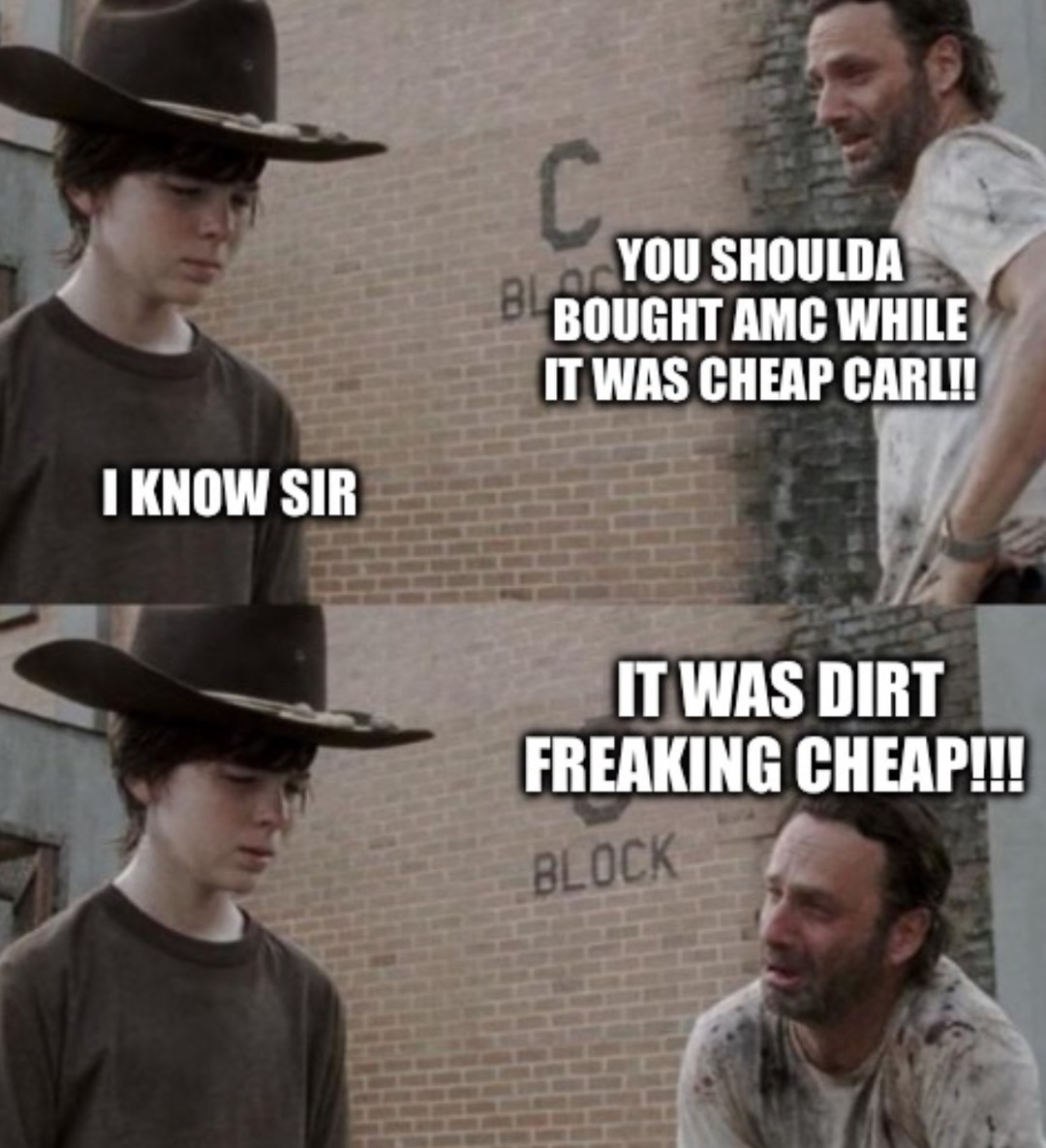 Too late Carl…too late - meme