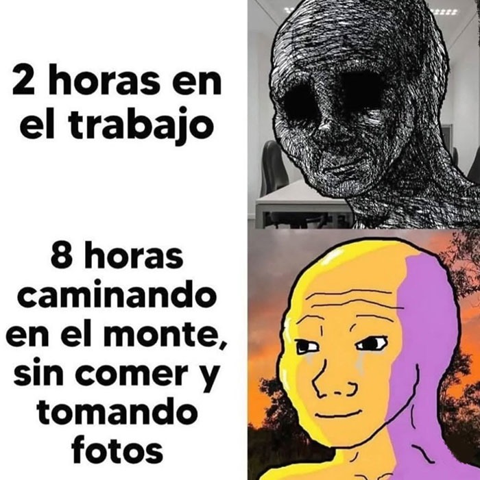 Es una vida tranquila - meme