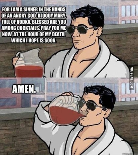 god bless booze - meme