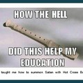Forget the sacrifices, all you need is your recorder from 4th grade!