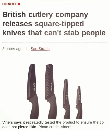New british knives - meme