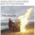 Phil Collins haciendo la música de Tarzán