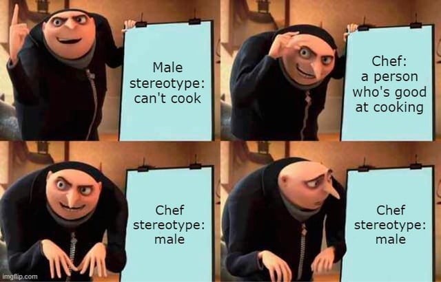 Chef stereotype - meme