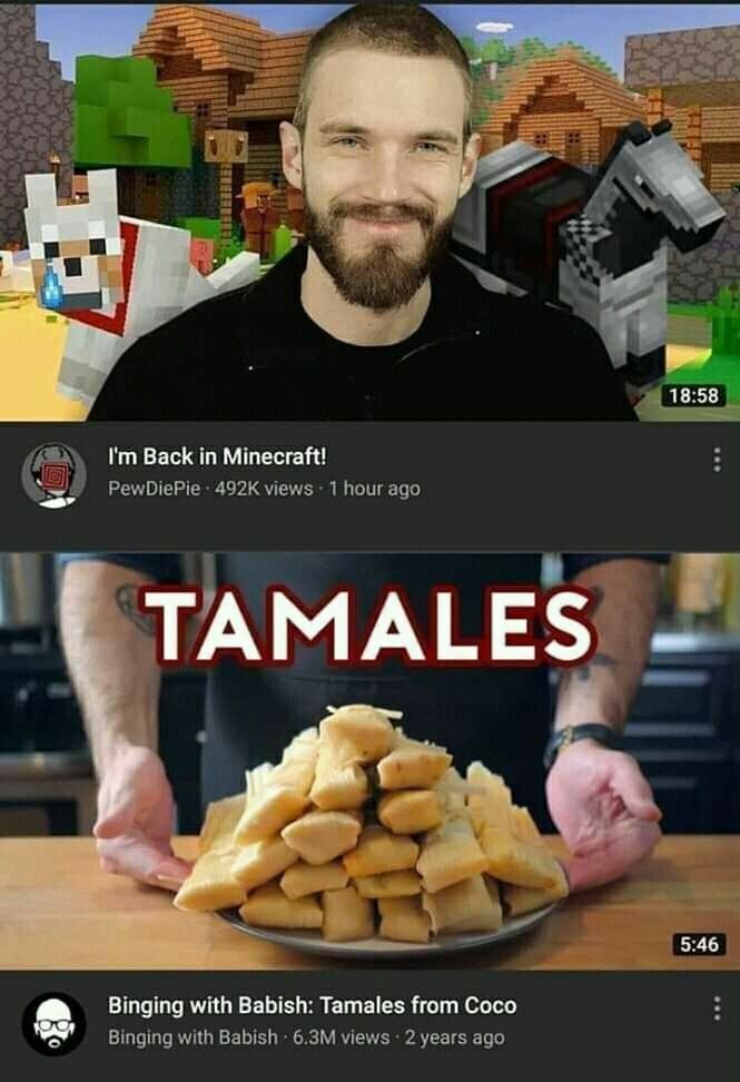 Tamales  - meme