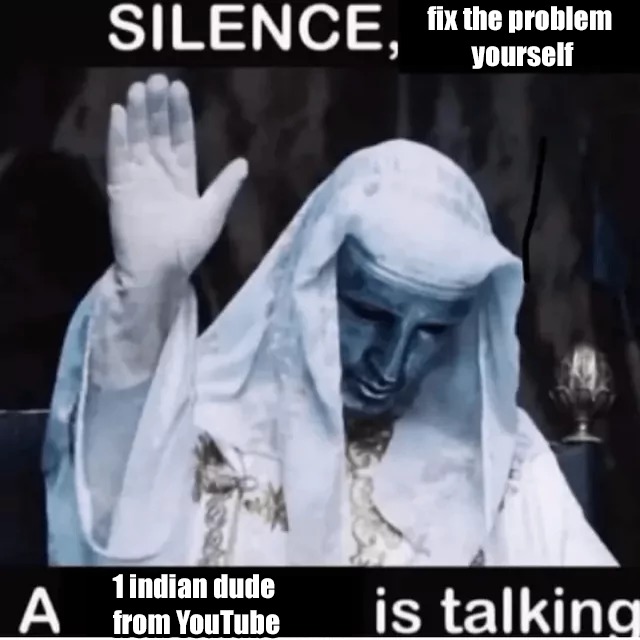 Silence, The Hero is talking - meme