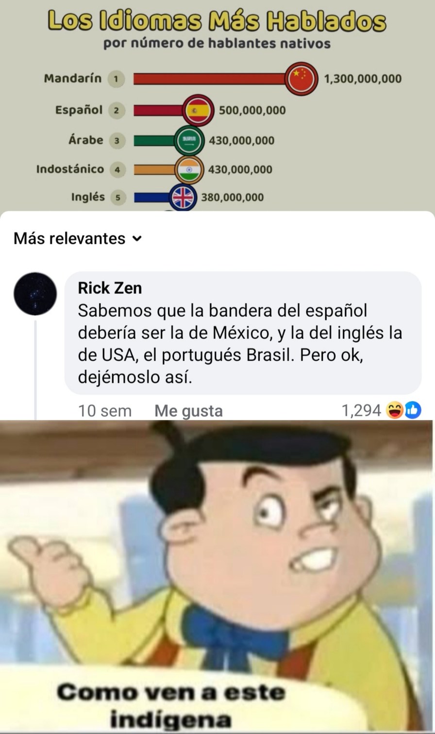 Entonces México creo el Español - meme