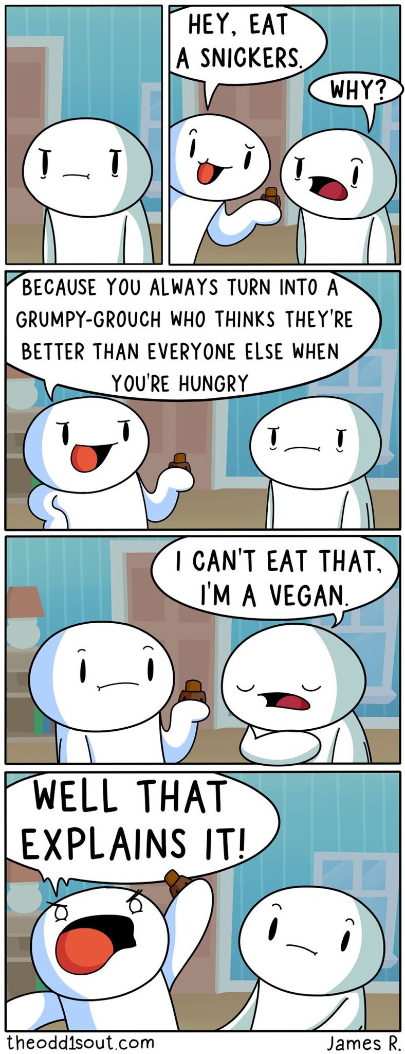 vegans are always so Healthy - meme