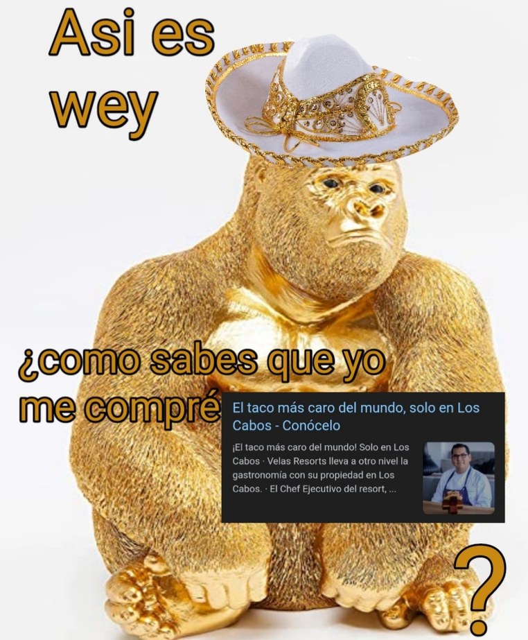 Mexicano con plata - meme
