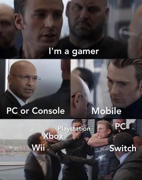 I'm a gamer - meme