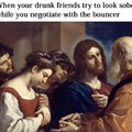 Drunk friends