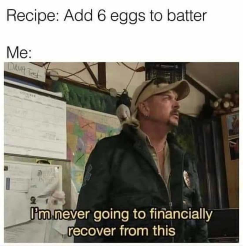 I'll s*** your d*** for an egg - meme