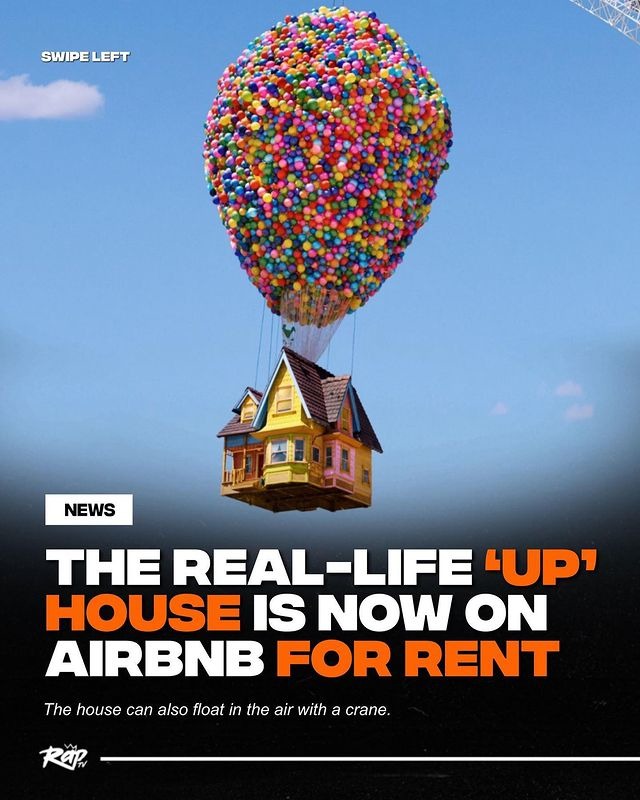 Real life UP Airbnb - meme