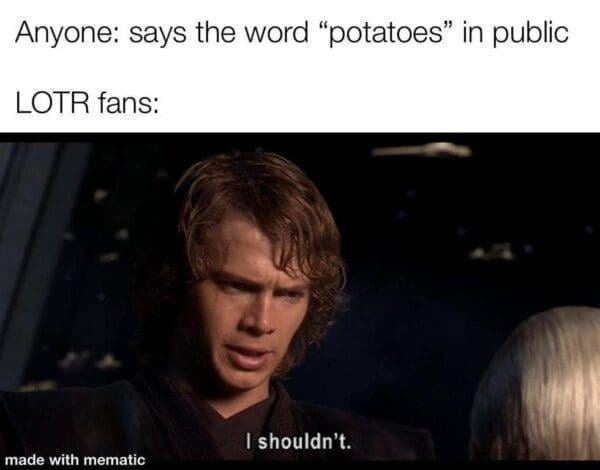 potatoes trigger - meme