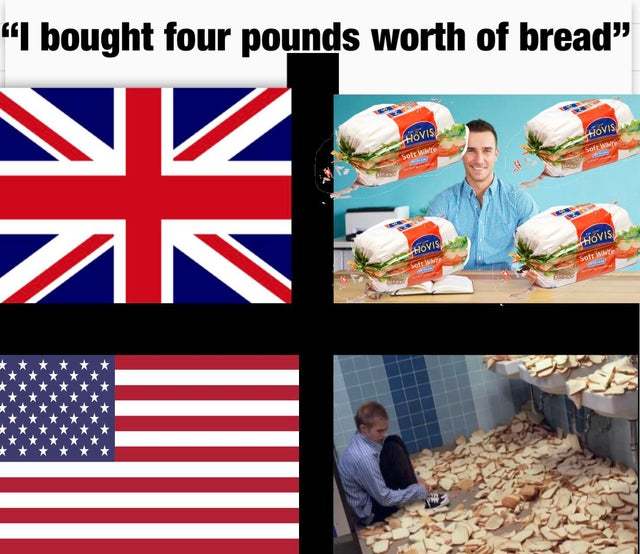 Four pounds of bread - meme
