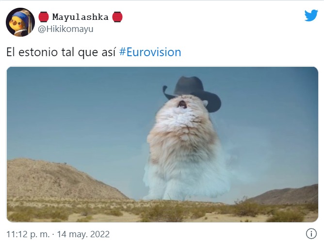 El estonio en eurovisión - meme