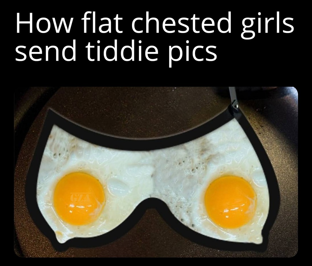 Flat chested girls - meme