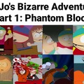 Jojo's Bizarre Adventure resumido con frames de South Park